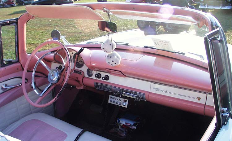 56 Ford Convertible Dash