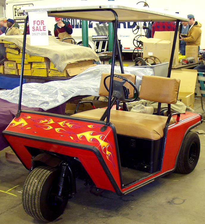 Flamed Golfcart