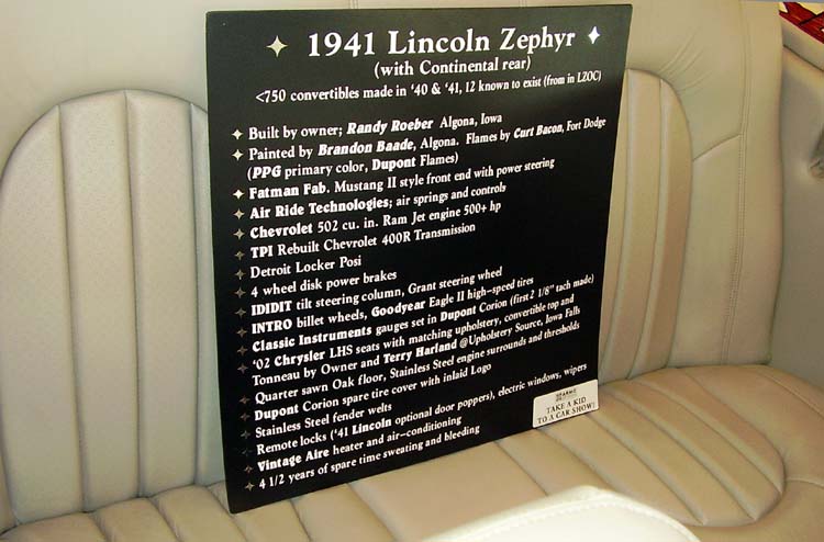 41 Lincoln Zephyr Convertible