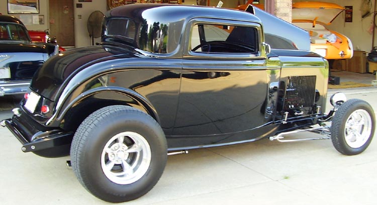 32 Ford Hiboy Chopped 3W Coupe
