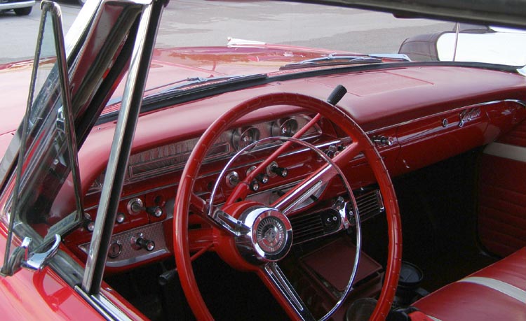 62 Ford Convertible Dash