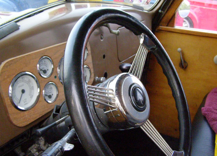 39 International Woody Station Wagon Custom Dash